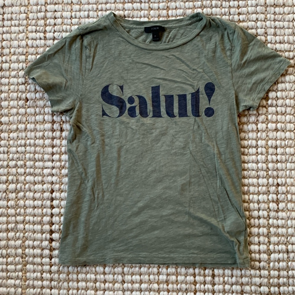 J.Crew graphic tee shirt